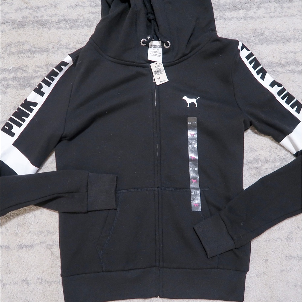VS Pink Black Hoodie XS